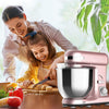 Smilesun Stand Mixer 6.5L Food Mixer w/ Big Bowl Dough Hook Beater 1400W 6 Speed