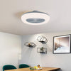 Ceiling Fan with 75W LED Light Adjustable 3-Wind Speed Remote Control Dimmable