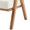 Dusk Matilda Ivory Boucle & Solid Wood Accent Chair RRP £199