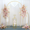 Gold Wedding Arch Backdrop Stand Arch Flower Rack Balloon Frame Engagement Decor