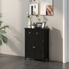 Bathroom Storage Cabinet Free Standing Bathroom Cabinet-Black