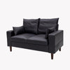 Panana 2 Seats Loveseat Couch Sofa Ottoman Upholstered Furniture for Small Space
