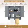 Space-saving Storage Organizer Hanging Bathroom Cabinet-Grey