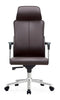Desk Chair Computer Chair High Back PU Leather Office Desk Chair - Brown