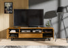 200cm Loft Retro Industrial TV Unit | Vintage Oak Cabinet | Cupboard Sideboard
