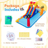 Kids Inflatable Water Park Water Slide w/Splash Pools Climbing Wall Bounce House