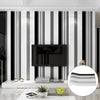 3D Bold Stripe Wallpaper Black White Contrasting Wall Decoration Living Room Art
