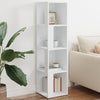 WALPLUS Corner Cabinet White 33x33x132 cm Engineered Wood Storage Unit