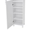 8 Tiers Tall 190cm Storage Cabinet Freestanding Storage Organizer w/ Glass Door