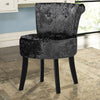 Upholstery Dressing Table Chair Vanity Stool Bedroom Makeup Soft Seat Wood Legs