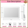 Wall mounted Hollywood Mirror Vanity Make Up Dressing Table Mirror with USB port