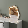 Chest of 6 Drawers Cabinet Dressing Table Vanity Makeup Desk Storage w/Mirror
