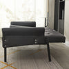 Panana Fabric Sofa Bed Sofabed with Drink Holders Recliner Free Bolster Cushions