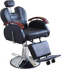 Reclining Barber Chair Salon Beauty Shaving Hydraulic Chair with Footrest