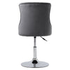 1/2 Bar Stools Crushed Velvet Breakfast Chairs Swivel Gas Lift Kitchen Cushioned