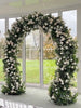 240cm Double Circle Metal Hoop Wedding Backdrop Arch Stand Flower Balloon Hoops