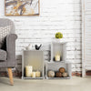 Wooden Storage Crates Container Decorative Slatted Crate Wood Box Display Boxes