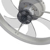 LED Ceiling Fan Light Dimmable Living Room Chandelier Lamp With Remote Control