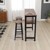 Industrial Bar Table and Stools Vintage Breakfast Dining Tall Rustic Kitchen Set