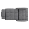 Nordic Recliner Chair Sleeper Sofa Lounger Armchair with Footstool Bedroom Sofas