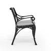 Modern Cast Aluminium Garden Table Chairs Outdoor Patio Dining Bistro Furniture