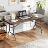 Outdoor Folding Dining Table w/ Carrying Handle-Coffee