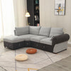 Luxury 2, 3 Seater Linen Fabric Couch Sofa Corner Chaise Settee Living Room Set
