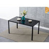 3 Colours Dining Table and 4 / 6 Padded Chairs Set Home Kitchen Furniture New