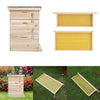 2/3/4Tier Langstroth Beehive Wax Foundation Sheet Frame Wood Bee Hive Beekeeping