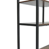 Vertical Bookcase Bookshelf Ladder Shelf Display Storage Rack Shelf w/ 2 Drawers