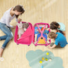 2Pcs 12" 16" ABS Kids Suitcase Backpack Luggage Set School Travel Lightweight
