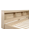 Wooden Storage Bed Frame With Slats and Shelves 4ft6 Double for Kids, Teenagers