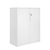 Metal Cupboard Storage Cabinet with 2 Doors for Office Laundry Workshop Garage