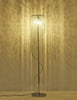 Modern Home Crystal Floor Lamp Living Room Light S Shape Chrome Finish Lighting