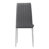 Set of 4/6 Diamond Dining Chairs Metal Legs High Back Seat Dining Room Furniture