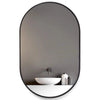 Oval Wall Mirror Metal Frame Hallway Bathroom Mirror Decor Circle Makeup Mirrors