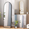 Arched/ Rectangle Framed Mirror Wall Mounted Standing Makeup Full-length Mirror