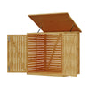 Large Wooden Double Wheelie Bin Store for 2 Bins Outdoor Garden Sheds Enclosure