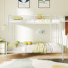 Single Top & Double Bottom Bunks with Safety Guardrail 198 x 141 x 160 cm-White