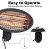 1500W/2000W Pendant Patio Ceiling Heater Hanging Electric Heater Indoor Outdoor