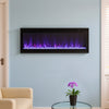 Wall Insert / Wall Mounted 60inch Electric LED Fireplace Inset Fire Living Room