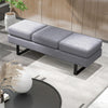Waiting Room Bench Long Seating Upholstered Salon Reception Bench Office Chair