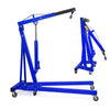 Blue Fold 1 Ton Hydraulic Engine Crane Hoist Lift Workshop Garage Lifting Stand