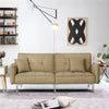 Modern Fabric Sofa Bed 3 Seater Click Clack Living Room Recliner Couch Sofa Grey