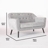 Sofa Modern Scandinavian Bucket Tub Chair Seat Modern Armchair Fabric 2 3 Seater