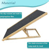 Pet Dog Cat Ramp 4 Adjustable Heights Bed/Couch 40" Folds Flat Support 330lb UK