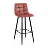 2 Pcs Breakfast Bar Stools High Counter Chair Kitchen Pub Restaurant Barstool
