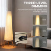 Dimmable Tripod Floor Lamp, Nordic Standing Lamp for Living Room, White