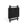 Wood Grain Square Folding Dining Table 2-4 Person SpaceSaving Kitchen Table Cafe