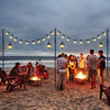 Indoor Outdoor Hanging Lighting Decoration String Light / Festoon Pole